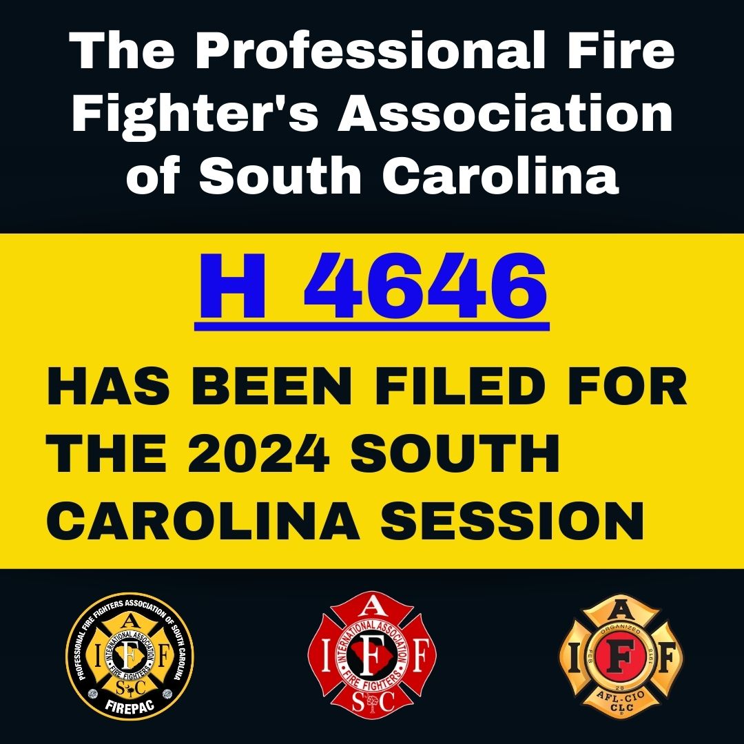 PFFASC's HB 4646 HAS BEEN FILED FOR THE 2024 SOUTH CAROLINA SESSION!